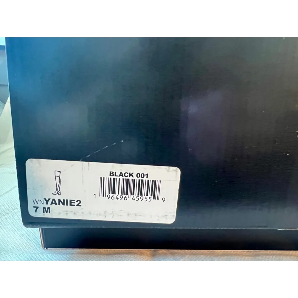 NIB Nine West Yanie2 Women's Over-The-Knee Boots Size 7 Black - Picture 9 of 11
